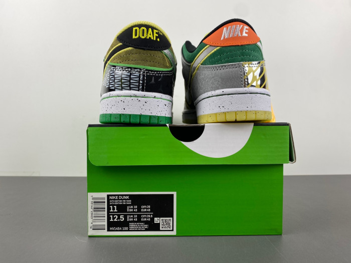 Nike Dunk Low What the Duck Away University of Oregon PE