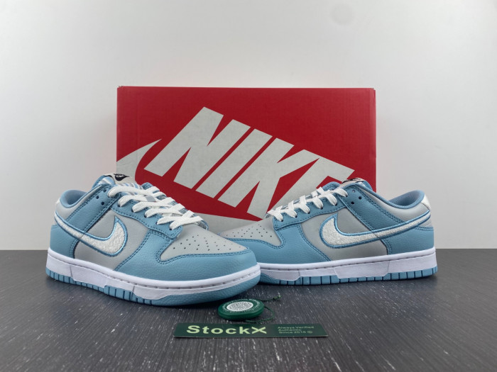 Nike Dunk Low "Grey Fog/Worn Blue" FB1871-011