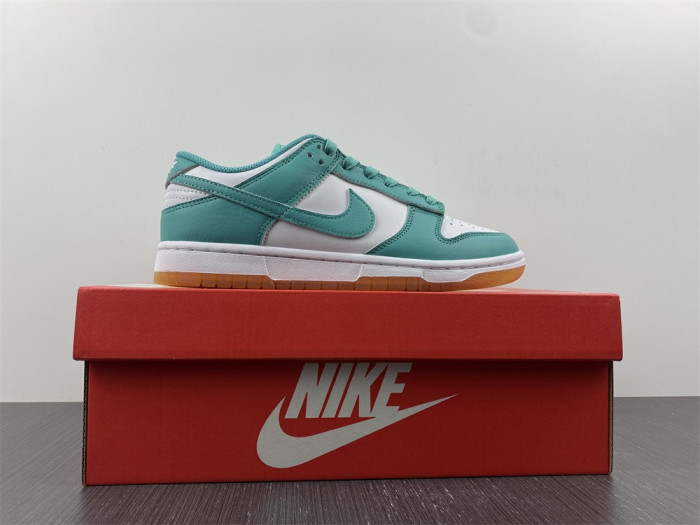 nike dunk low white turquoise - dv2190-100