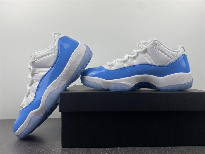 air jordan 11 low unc university blue 528895-106