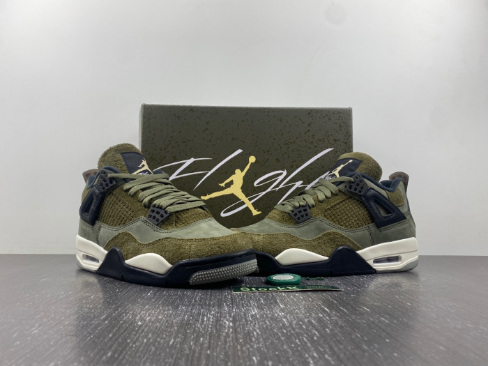 air jordan 4 craft "medium olive" fb9927-200