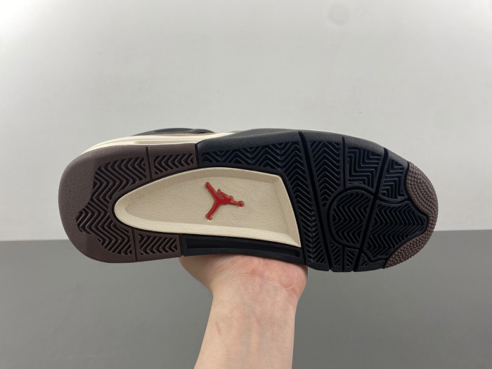 travis scott x air jordan 4 retro brown aj4-882335