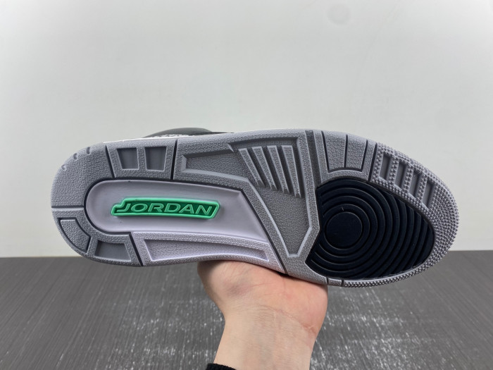 air jordan 3 "black/green glow" ct8532-031