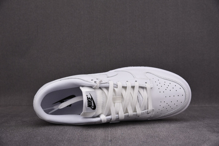 nike dunk low triple white (2021) dd1503-109