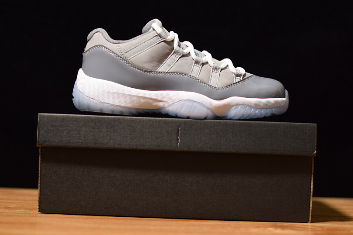 air jordan 11 low "cool grey" 528895-003