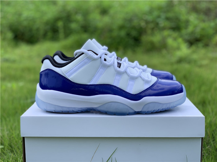 air jordan 11 retro low white concord ah7860-100