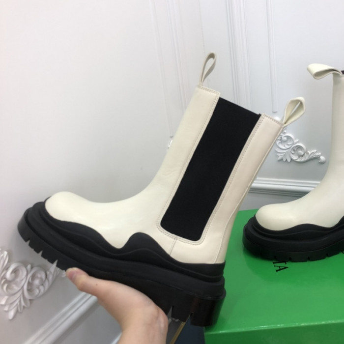 Botteg*Venta Tire Leather Ankle boots