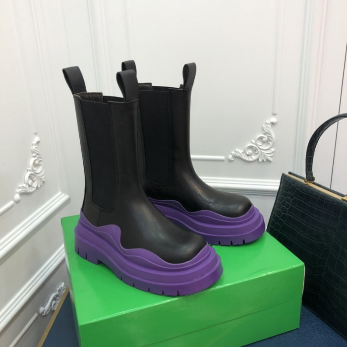 botteg*Ve*ne*ta tire leather ankle boots