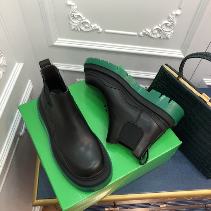 Botteg*Venta Tire Leather Ankle boots