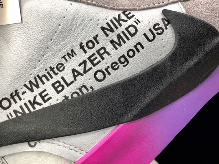 nike blazer mid ow wolf grey serena "queen" aa3832-002