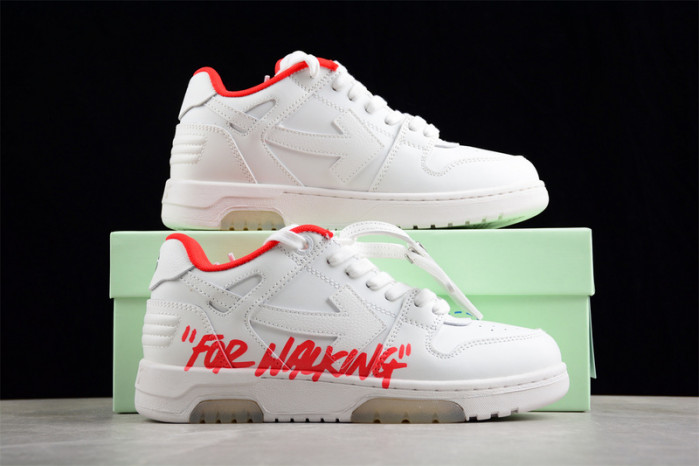 off-white out of office leather sneakers