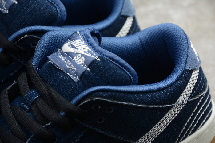 nike sb dunk low denim sashiko - cv0316-400