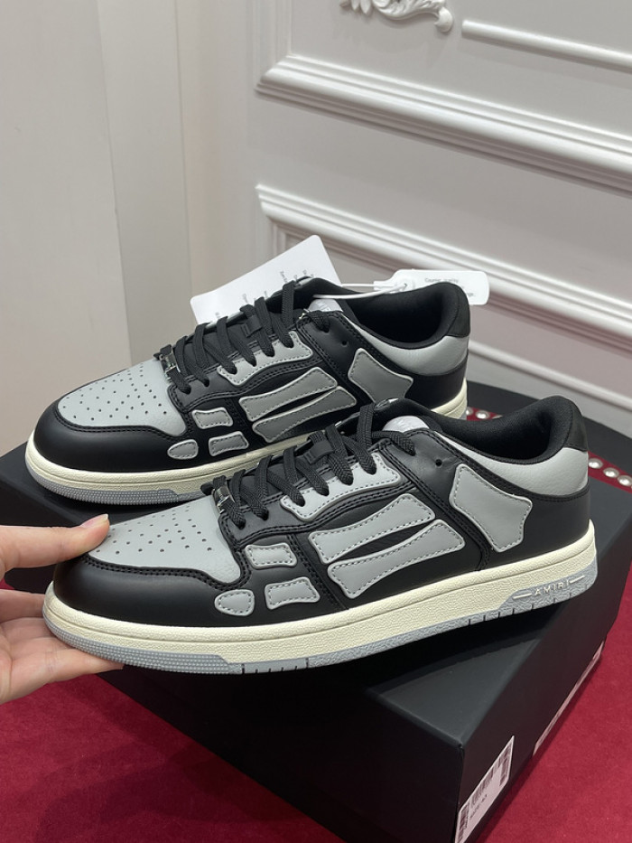 amiri* skel leather sneakers