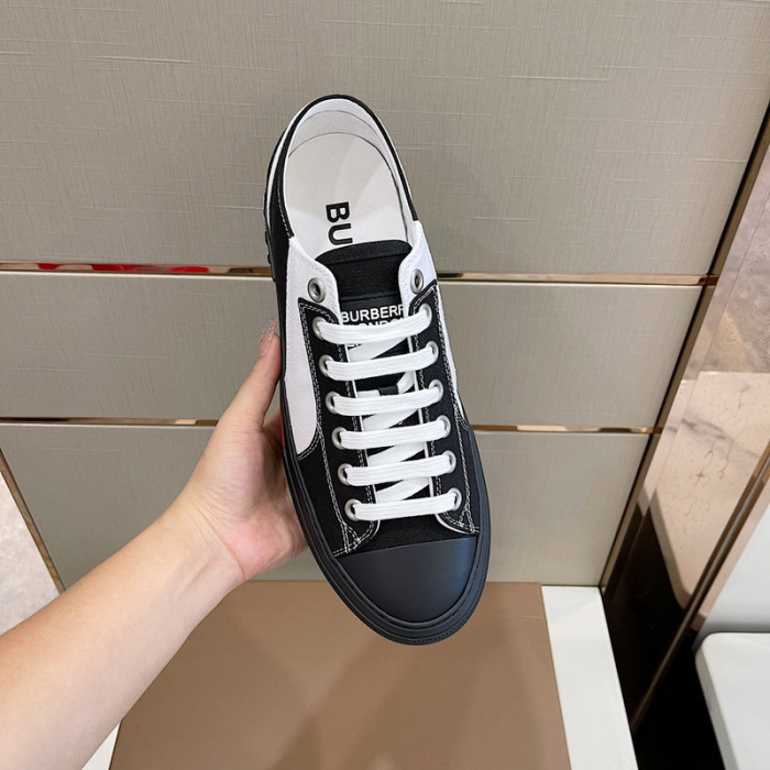 Bur*berry Vintage Check Cotton Sneakers