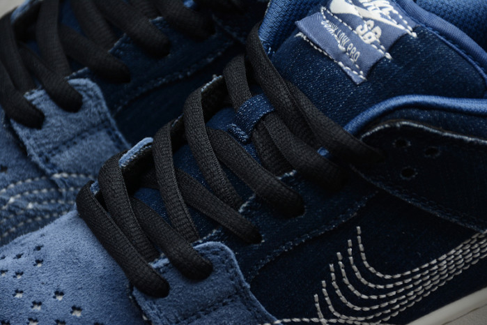 nike sb dunk low denim sashiko - cv0316-400