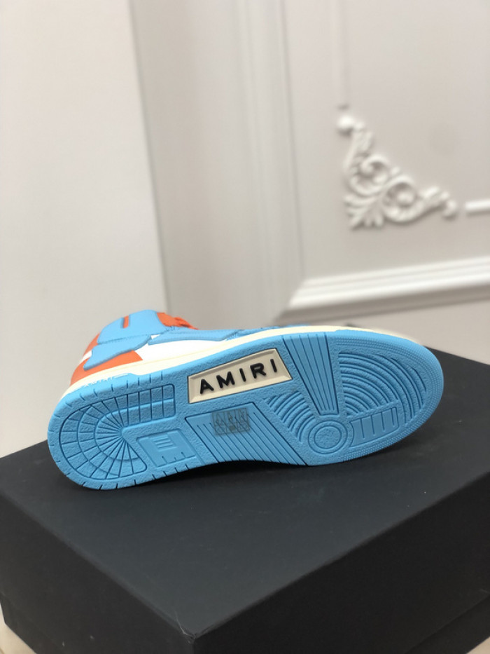 amiri* skel leather sneakers