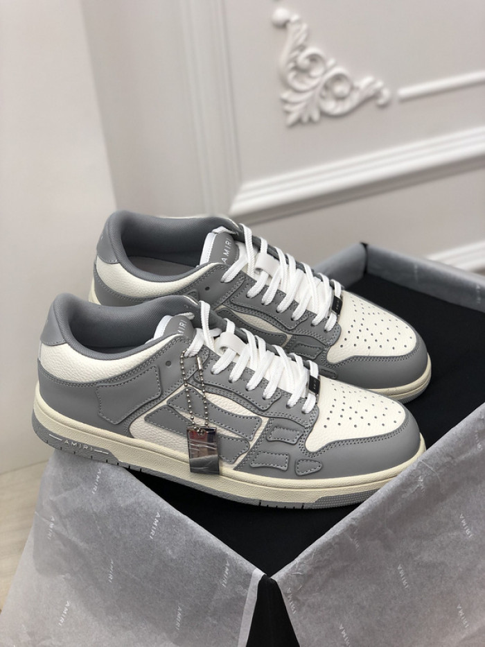 amiri* skel leather sneakers
