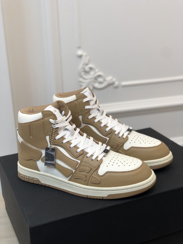 amiri* skel leather sneakers