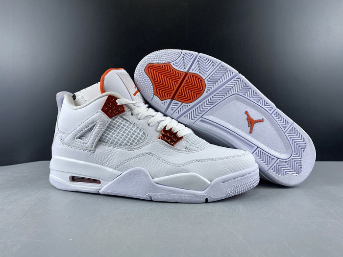 air jordan 4 retro "metallic orange" ct8527-118