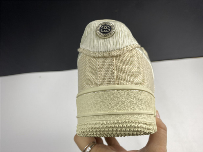 stussy nike air force 1 fossil cz9084-200