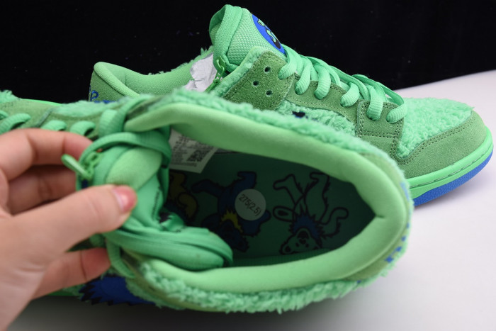 nike sb dunk low "grateful dead - green bear" - cj5378 300
