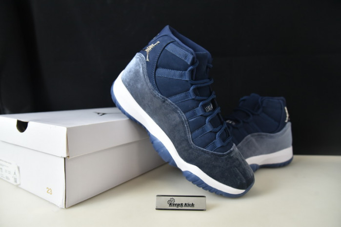 air jordan 11 velvet “midnight navy” ar0715-441